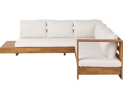Beliani MARETTIMO - Loungeset voor 5 - Lichte houtkleur - Acaciahout