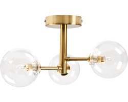 BELIANI MARICAO - Plafondlamp - Brons - Metaal/Glas