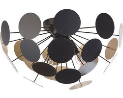 BELIANI MARITSA - Plafondlamp - Zwart/Goud - Metaal
