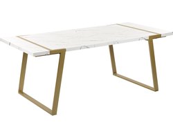 BELIANI MARTYNIKA - Eettafel - Wit - MDF