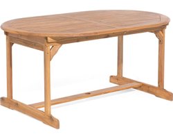 Beliani MAUI - Tuintafel - Lichte houtkleur - Acaciahout