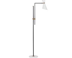 BELIANI MELAWI - Vloerlamp - Wit - Ijzer