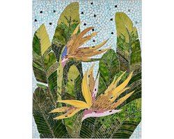 BELIANI MERANGIN - Wanddecoratie - Multicolor - Glas