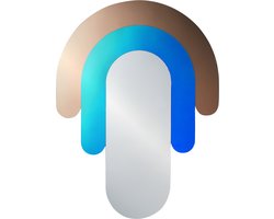 BELIANI MESPAUL - Wandspiegel - Meerkleurig - MDF