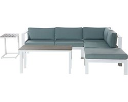 Beliani MESSINA - Loungeset voor 5 - Groen - Aluminium