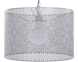 BELIANI MEZEN - Hanglamp - Grijs - Metaal