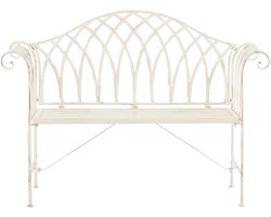 BELIANI MILAZZO - Tuinbank - Gebroken wit - IJzer