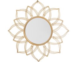 Beliani MILLY - Wandspiegel - Goud - Metaal
