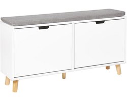 BELIANI MINERAL - Schoenenkast - Wit - MDF
