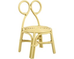 BELIANI MIRTIA - Kinderstoel - Geel - Rotan