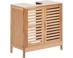 BELIANI MISSOULA - Wastafelkast - Lichtbruin - Bamboe