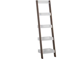 BELIANI MOBILE DUO - Boekenkast - Donkerbruin/ Wit - MDF