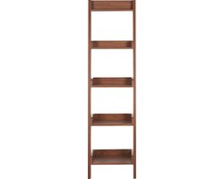 Beliani MOBILE DUO - Boekenkast - Donkere houtkleur - MDF