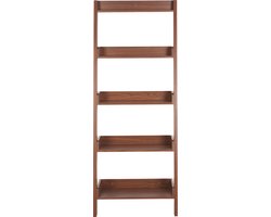Beliani MOBILE TRIO - Boekenkast - Donkere houtkleur - MDF