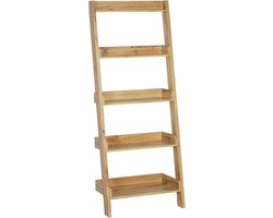 BELIANI MOBILE TRIO - Boekenkast - Lichte houtkleur - MDF