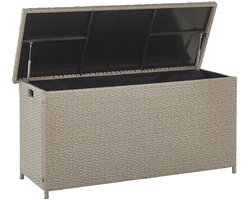 BELIANI MODENA - Kussenbox - Taupe - 126 cm - PE rotan