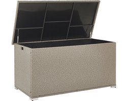 BELIANI MODENA - Kussenbox - Taupe - 155 cm - PE rotan