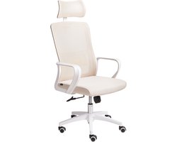 BELIANI MONARCH - Bureaustoel - Beige - Stof