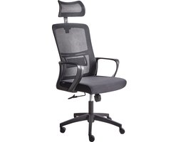 BELIANI MONARCH - Bureaustoel - Zwart - Stof