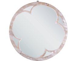 BELIANI MONCLOVA - Tafel spiegel - Lichtbruin - Dennenhout