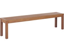 Beliani MONSANO - Tuinbank - Lichte houtkleur - Eucalyptushout