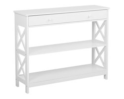 BELIANI MONTGOMERY - Consoletafel - Wit - MDF