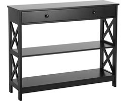 Beliani MONTGOMERY - Consoletafel - Zwart - MDF