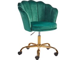 BELIANI MONTICELLO - Bureaustoel - Groen - Fluweel