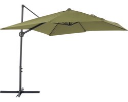 Beliani MONZA II - Zweefparasol - Groen - Kunststof