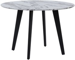 BELIANI MOSBY - Ronde eettafel - Grijs - 110 cm - MDF