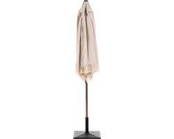 BELIANI MURASA - Tuinparasol - Beige - 258 cm - Polyester
