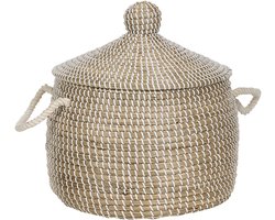 BELIANI MYTHO - Opbergmand - Lichtbruin - Zeegras