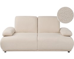 BELIANI NACKA - Tweezitsbank - Beige - Bouclé