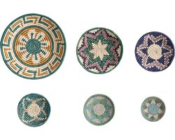 BELIANI NAMDINH - Wanddecoratie - Donkergroen - Zeewier