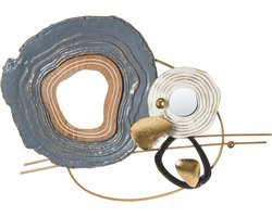 BELIANI NEPTUNIUM - Wanddecoratie - Meerkleurig - IJzer