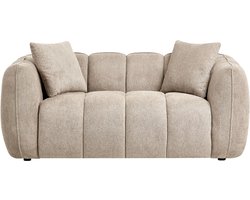 BELIANI NESS - Tweezitsbank - Taupe - Polyester