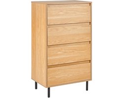 BELIANI NIKEA - Commode - Lichthout - MDF