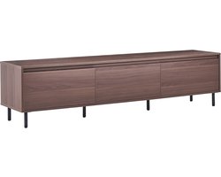 BELIANI NIKEA - TV-meubel - Donkerbruin - MDF