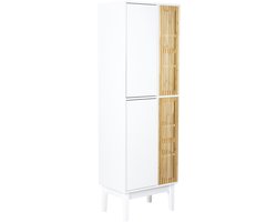 BELIANI NUBES - Badkamerkast - Lichthout/Wit - MDF