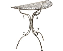 BELIANI NURRA - Tuintafel - Grijs - IJzer