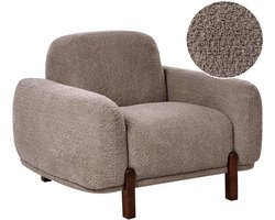 BELIANI ODNES - Fauteuil - Taupe - Bouclé