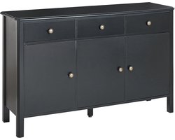Beliani OLATE - Sideboard - Zwart - MDF