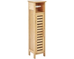 BELIANI OLATHE - Toiletrolhouder - Lichtbruin - Bamboe