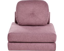 BELIANI OLDEN - Slaapbank - Roze - Stof