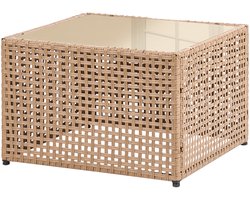 BELIANI OMEGANA - Tuin salontafel - Beige - Veiligheidsglas