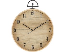 Beliani OPFIKON - Wandklok - Lichte houtkleur - MDF
