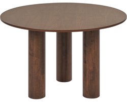 BELIANI ORIN - Eettafel - Donkere houtkleur - MDF