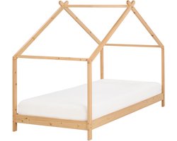 BELIANI ORLU - Kinderbed - Lichtbruin - 90 x 200 cm - Dennenhout