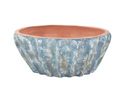 BELIANI OSTRYA - Bloempot - Blauw - 51 cm - Terracotta