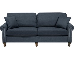 BELIANI OTRA - Driezitsbank - Donkergrijs - Polyester